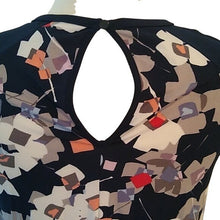 Load image into Gallery viewer, Banana Republic XS Blue Floral Abstract Dress, Multicolor, Size XS