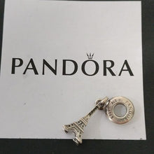 Load image into Gallery viewer, Pandora Paris Eiffel Tower Sterling Silver Dangle Charm 791082