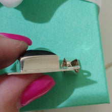 Load image into Gallery viewer, Sterling Silver & Onyx Square Pendant Mexico