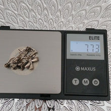 Load image into Gallery viewer, Vintage Sterling Silver and Marcasite Bow Earrings + Brooch Set
