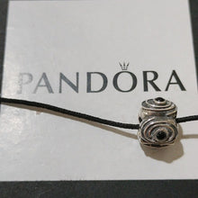 Load image into Gallery viewer, Pandora Retired Sterling Silver Hypnotize Clip with Onyx. - 790560ON