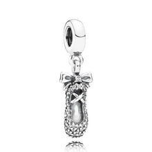 Load image into Gallery viewer, Pandora Sterling Silver Ballet Shoe Charm- 791506