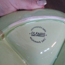 Load image into Gallery viewer, Olfaire Majolica Pumpkin divided service tray