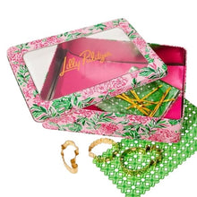 Load image into Gallery viewer, Lilly Pulitzer Cookie Cutters Set of 3 & Exchange Kit in Metal Tin Hostess Gift