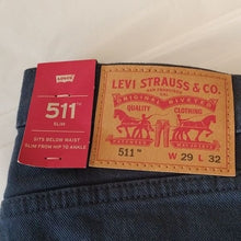 Load image into Gallery viewer, Levi's Men's 511 Slim Fit Blue Jeans, 29x32