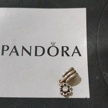 Load image into Gallery viewer, Pandora Retired Sterling Silver Daisy Dangle with Clear Zirconia - 790196CZA