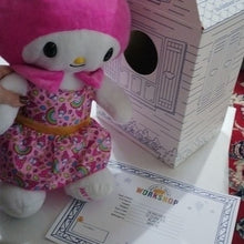 Load image into Gallery viewer, BAB Sanrio My Melody Stuffed Animal Gift Set w/ Rainbow Dress, Box + Certificate