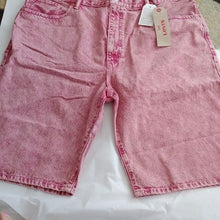 Load image into Gallery viewer, Levi's Men's 569 Loose Straight Denim Jeans Shorts, Ruby Red, Size 42