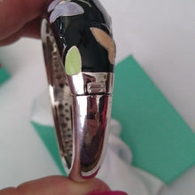 Load image into Gallery viewer, Belle Étoile Black Papillon Butterfly Amethyst + Sterling Silver 925 Br…