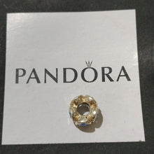 Load image into Gallery viewer, Pandora Retired Sterling Silver with Blue Zirconia Oval Lights Bead - 790311CZB