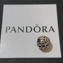 Load image into Gallery viewer, Pandora Retired Sterling Silver with 14K Gold Oh! Bead - 790325