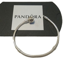 Load image into Gallery viewer, Pandora Snake Chain Bracelet with Barrel Clasp 925 ALE, 7.5&quot;
