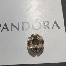 Load image into Gallery viewer, Pandora Retired Sterling Silver with Black Zirconia Oval Lights Bead - 790311CZK