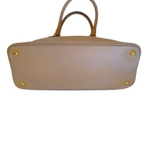 Load image into Gallery viewer, Prada Saffiano Lux Promenade Top Handle Satchel Bag in Cameo B…