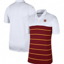 Load image into Gallery viewer, USC Trojans Striped Golf Polo Shirt, Size Medium