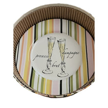 Load image into Gallery viewer, Rosanna A TASTE OF WINE White Ceramic Salad Plates, Boxed Set Of 4