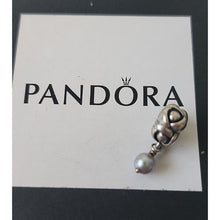 Load image into Gallery viewer, Pandora Bloom Gray Pearl Dangle Ster Silver Bloom w Gray Pearl Dangle - 790497GP