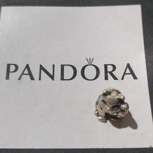 Load image into Gallery viewer, Pandora Sterling Silver Lucky Cat Animal Bead w/ Red Enamel - 790989EN05