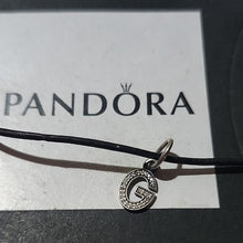 Load image into Gallery viewer, Pandora Sterling Silver Initial G Pendant with Clear Zirconia 791319CZ