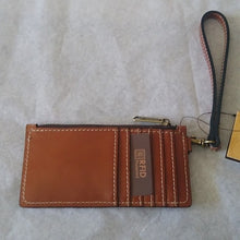 Load image into Gallery viewer, Patricia Nash P20401 ALMERIA Leather Credit Card Wristlet RFID-Tan