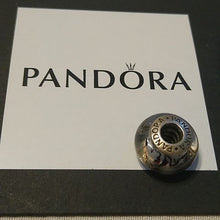 Load image into Gallery viewer, Pandora Sterling Silver Murano Zebra Charm 790938