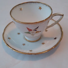 Load image into Gallery viewer, Royal Stafford Masonic Order of the Eastern Star OES Teacup + Saucer Bon…