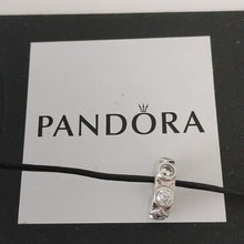 Load image into Gallery viewer, Pandora Sterling Silver Geometric Shapes Clip w/ CZ 798463c01