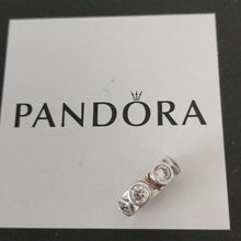 Load image into Gallery viewer, Pandora Sterling Silver Geometric Shapes Clip w/ CZ 798463c01