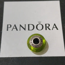 Load image into Gallery viewer, Pandora Retired Lime Flowers for You Murano Glass Bead - 790648