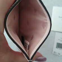 Load image into Gallery viewer, Kate Spade NY Hallie Clover Embossed Small Slim Card Case, Peachpuff