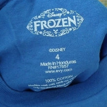 Load image into Gallery viewer, Disney FROZEN Olaf Tees T-Shirts Set of 2, Blue + Green, Size 4