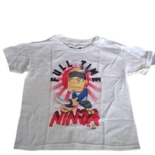 Load image into Gallery viewer, Kids Fruit Ninja Video Game T-shirt, White, Small 6/7