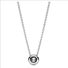 Load image into Gallery viewer, Pandora Timeless Sterling Silver Round Sparkle CZ Halo Necklace 396240cz-45