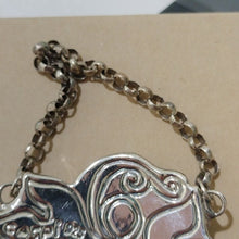 Load image into Gallery viewer, Caspi Judaica Sterling Silver Grape Cluster Wine Decanter Bottle Tag Label