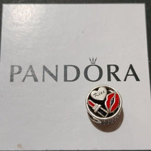 Load image into Gallery viewer, Pandora Glamour Kiss Sterling Silver Charm 796324ENMX