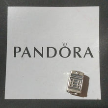 Load image into Gallery viewer, Pandora Sterling Silver London Calling Phone Booth Travel Bead with Red Enamel
