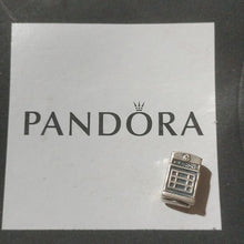 Load image into Gallery viewer, Pandora Sterling Silver London Calling Phone Booth Travel Bead with Red Enamel