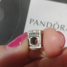 Load image into Gallery viewer, Pandora Sterling Silver London Calling Phone Booth Travel Bead with Red Enamel