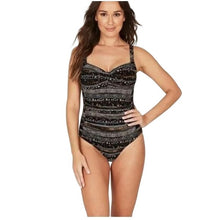 Load image into Gallery viewer, Nip Tuck Savannah Stripe Joanne One Piece Swimsuit, size 4