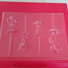 Load image into Gallery viewer, Big Bird, Bugs Bunny, Dora & Blues Clues ++ Chocolate Lollipop Molds- Set of 6