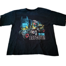 Load image into Gallery viewer, Lego x Batman Movie "To The Batcave" Tee T-shirt, Navy, Size 8