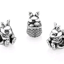 Load image into Gallery viewer, Pandora Retired Easter Bunny Charm 791121 Sterling Silver 925 …