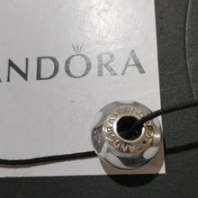 Load image into Gallery viewer, Pandora Retired Light Blue Swirl Murano Glass Bead - 790674