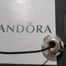 Load image into Gallery viewer, Pandora Retired Light Blue Swirl Murano Glass Bead - 790674