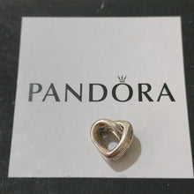 Load image into Gallery viewer, Pandora Retired Sterling Silver Knotted Heart Charm - 798081