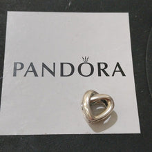Load image into Gallery viewer, Pandora Retired Sterling Silver Knotted Heart Charm - 798081
