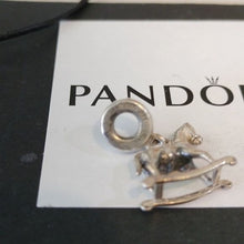 Load image into Gallery viewer, Pandora Retired Sterling Silver Rocking Horse Animal Bead - 791413