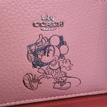 Load image into Gallery viewer, Coach 37536B x Disney Boxed Minnie Mouse Mini Skinny ID Card Case, SV/Ro…