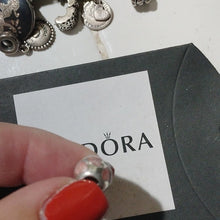 Load image into Gallery viewer, Pandora Retired Sterling Silver Love You Bead w/Light Pink Enamel - 790543EN28