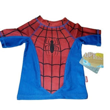 Load image into Gallery viewer, Marvel Spider-Man Rash Guard for Kids Size 2 Blue